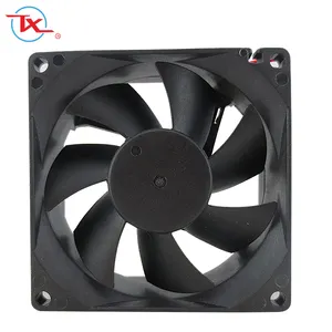 80mm 80x80x25mm 8025 24 v küçük dc fırçasız bilgisayar cpu soğutma fanı (TX8025HS24) 12 v mikro mini güçlü soğutucu