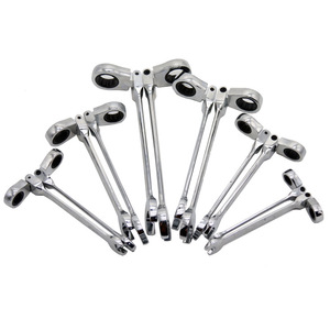 12pcs Set Car Repair Tools 8-19mm Flexible Head Combination <strong>Ratchet</strong> Wrench Torque <strong>Spanner</strong> Double Offset <strong>Ratchet</strong> Ring Wrench Kit - Product Image 3
