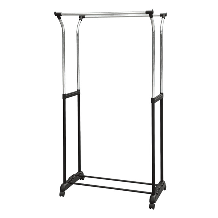 Прочные Двойные каналы регулируемые металлические одежды использование вешалка