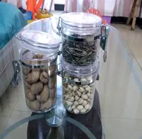 HOT Bán Vòng Kín Clip Top Nuts Thực Phẩm Nhựa Lưu Trữ Jar Với Giá Rẻ