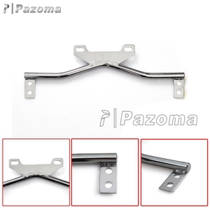 Support de support universel de clignotant de projecteur de moto chromé adapté pour <span class=keywords><strong>Harley</strong></span> Honda Suzuki Kawasaki Yamaha - Product Image 2