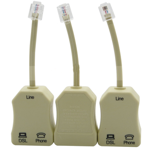 RJ45RJ11デュアルポートDSL電話回線スプリッター電話モデムスプリッター - Product Image 1