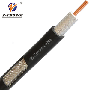 Zcrown waterdichte beveiliging RG6 CCTV kabel rj6 + 2c coaxkabel