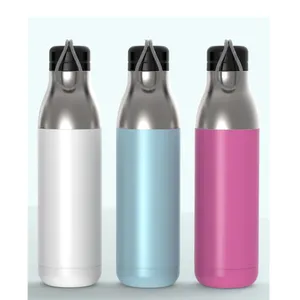 BPA Botol Daur Ulang Baja Tahan Karat Dinding Ganda 750Ml, Botol Sublimasi