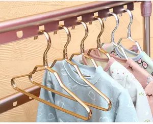 12 inch Matte sliver laundry metal doll child Cloth hanger for kids