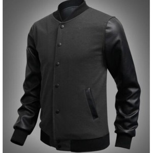 YSMARKET Men Autumn Leather <strong>Patchwork</strong> <strong>Jackets</strong> and Coats Button Male Casual Fashion Slim Fitted Zipper <strong>Jackets</strong> Outerwear E1606 - Product Image 6