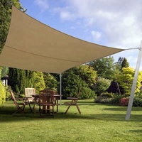 Voile d'ombrage robuste et durable en polyester, imperméable, pour parking, patio et jardin