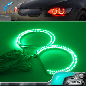5050 SMD RGB occhi di angelo 4*131 millimetri <span class=keywords><strong>E46</strong></span> E36 E39 <span class=keywords><strong>led</strong></span> angel eyes per bmw halo anelli