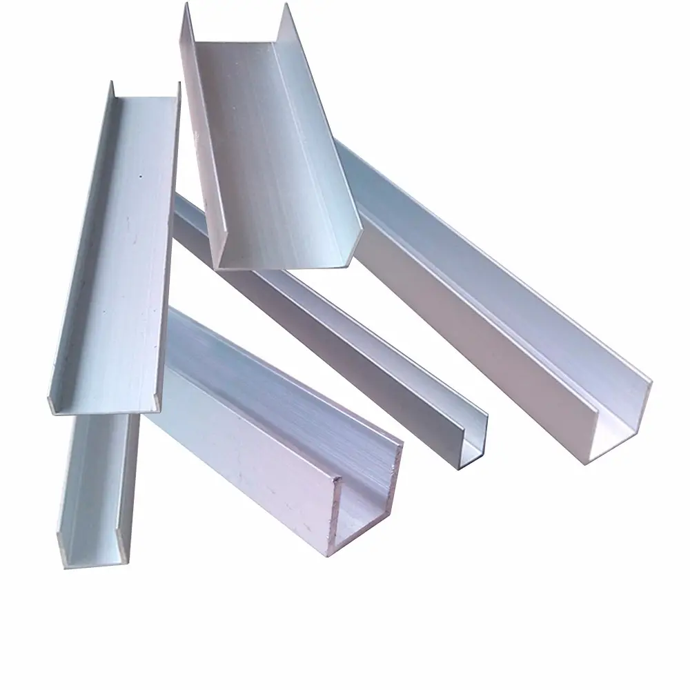 Custom U Shape Aluminum Profile 6063 Aluminium Extrusion Profile Beam For decorations and electronic