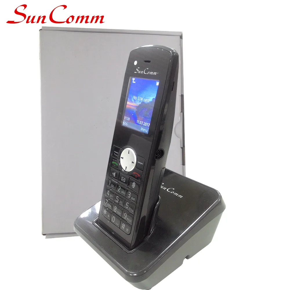 Digital Low-cost 1SIM GSM Handset Cordless Phone SC-9081-GH TFT color 1.8" LCD Headset