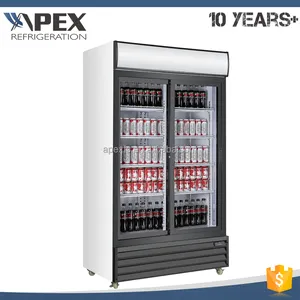 Nuevos productos 220-240 V/50Hz KONOR compresor refrigerador nevera pantalla 2 puerta refrigerador de la bebida