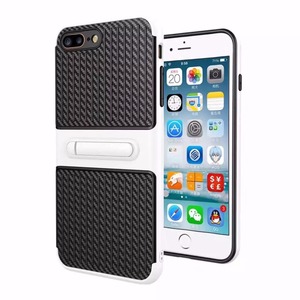 Une meilleure Conception TPU + PC En Fiber De Carbone Stand Personnalisable Cas Pour iPhone 7 7 Plus - Product Image 5
