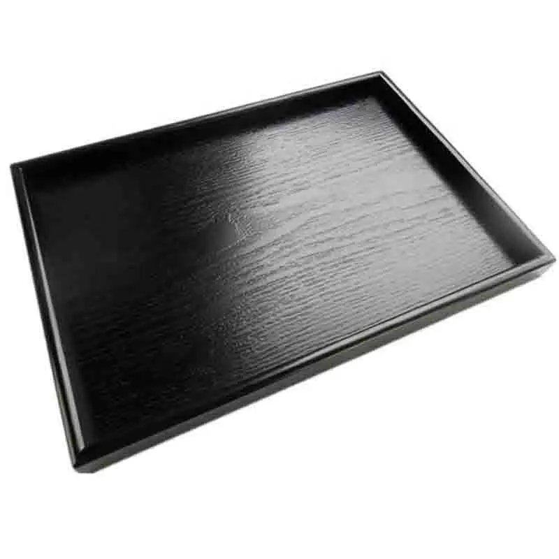Handmade Restaurant and Hotel using black Wooden Serving Tray