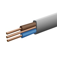 Cable Eléctrico Prysmian 6242Y Twin & Earth de 2.5mm, 100m, Gris, al Mejor Precio