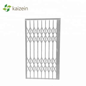 Barres de sécurité en acier galvanisé, fer forgé, double battant, grille <span class=keywords><strong>coulissante</strong></span> pour <span class=keywords><strong>porte</strong></span> - Product Image 2