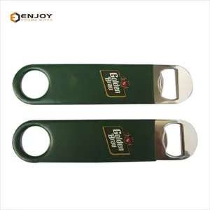 Full Color Printed Logo Custom Made Beer Long Metal Bottle Opener