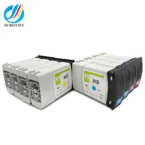 OCBESTJET For HP 843 B Ink Cartridge Full With Ink For HP PageWide XL 5000 5100 Printer