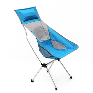 Mobilier d'extérieur portable ultraléger en aluminium 7075 pour l'aviation Chaise pliante moderne pour plage Moon Fishing Park School Outdoor - Product Image 2