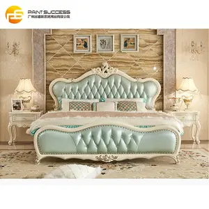 Moldura de design personalizado estilo francês, antiguidade, clássico, cama de queen size