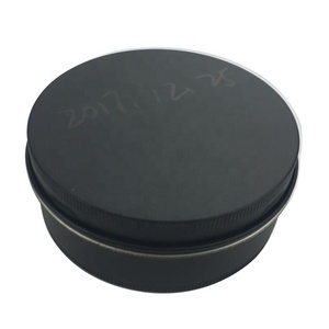 Scatola Rotonda in Alluminio Personalizzata all'Ingrosso con Rivestimento in PE e Tappo a Vite, Contenitore Sigillato per Cera per Capelli, Pomata e Crema - Product Image 5