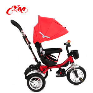 2017 estilo mini niños triciclo rojo/3 ruedas triciclo para niños con manija de empuje/fabricante bebé triciclo para <span class=keywords><strong>18</strong></span> <span class=keywords><strong>meses</strong></span> - Product Image 1