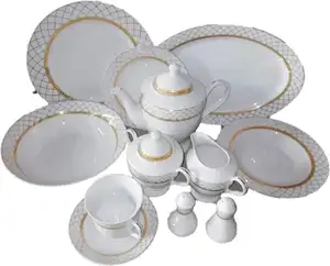 Fourniture d'usine 49 pièces ensemble <span class=keywords><strong>de</strong></span> dîner <span class=keywords><strong>en</strong></span> <span class=keywords><strong>porcelaine</strong></span> <span class=keywords><strong>fine</strong></span>/<span class=keywords><strong>service</strong></span> <span class=keywords><strong>de</strong></span> <span class=keywords><strong>table</strong></span> <span class=keywords><strong>de</strong></span> dîner pour 8 - Product Image 1