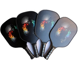 <span class=keywords><strong>2025</strong></span> Alta Quantidade Livre Design Personalizado Fibra De Carbono Pickleball <span class=keywords><strong>Paddle</strong></span> Set Preto com <span class=keywords><strong>Paddle</strong></span> Pattern para Esportes ao ar livre - Product Image 3