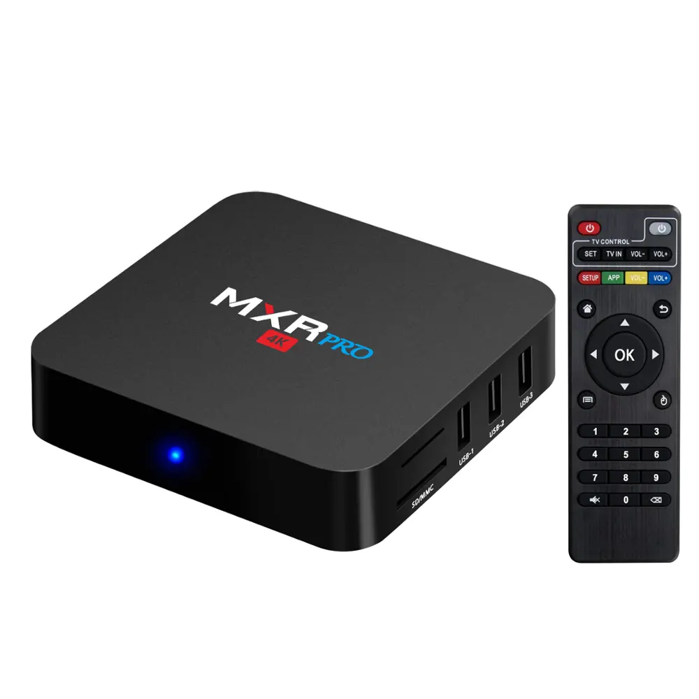 Soyeer mxr Pro QUAD CORE 4K Android 7.1 Smart TV BOX 4G+32G Fully Loaded Live Streaming Box