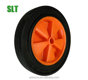 Roues de chariot solides de 11 pouces Roues en caoutchouc de 11 pouces Roues en caoutchouc de <span class=keywords><strong>300mm</strong></span> avec jante en plastique - Product Image 3