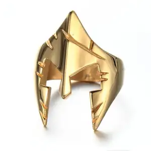 <span class=keywords><strong>Anillo</strong></span> de Guerrero <span class=keywords><strong>Espartano</strong></span> de Acero Inoxidable con Diseño de Joyería Gladiador - Product Image 1