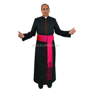 Chính Thống Hy Lạp Tùy Chỉnh Bên Trong. Cassock Lụa Đen - Product Image 1