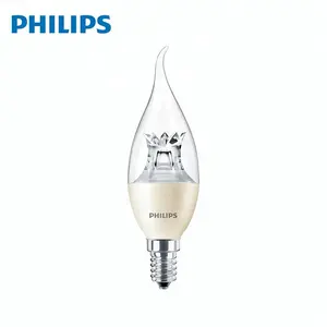 Artsu — bougie LED E14 PHILIPS, modèle clef en charge d'ampoule, 4W BA38