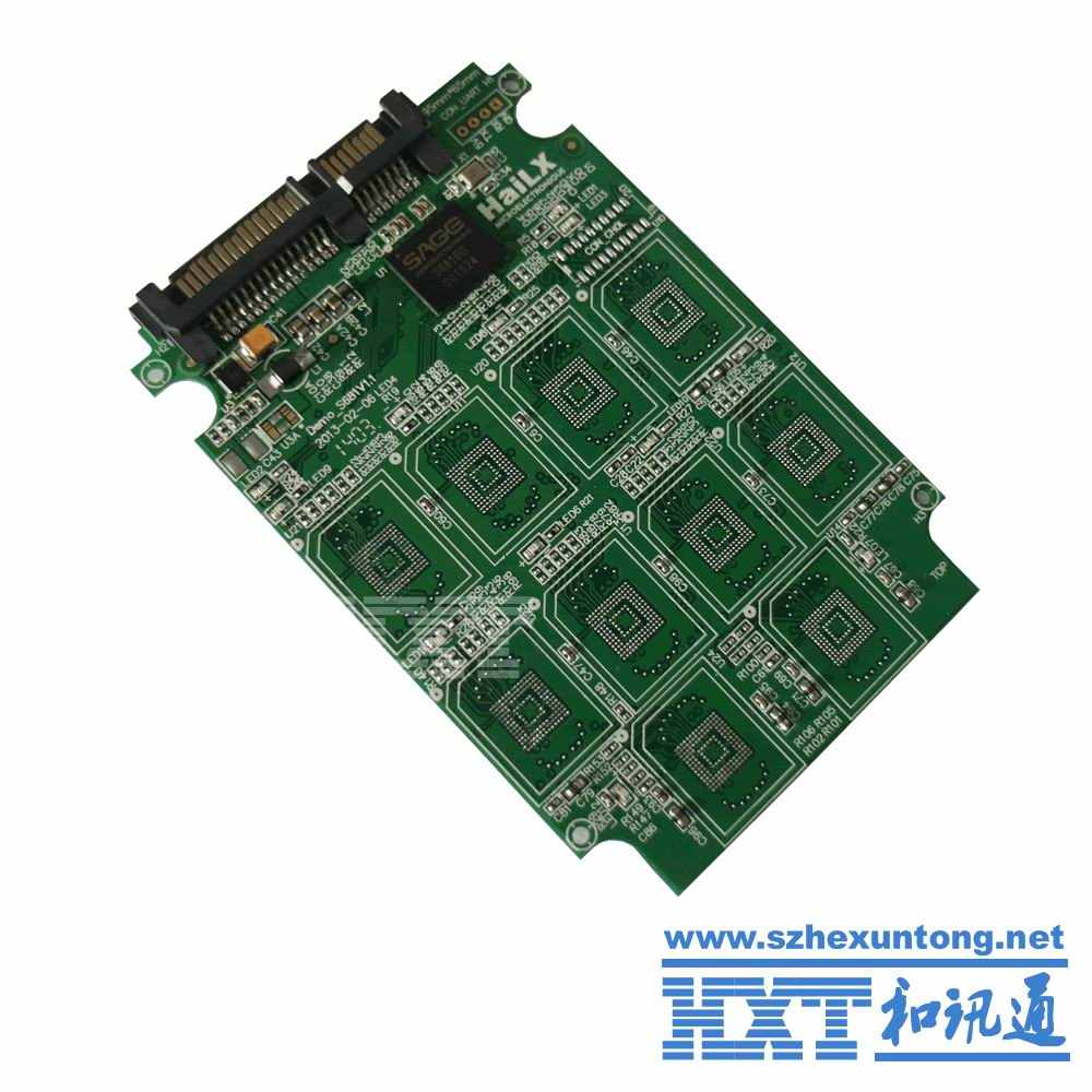 Bán Buôn 10 X Thẻ Nhớ Micro-SD TF Sang Bộ Chuyển Đổi SSD SATA Với Raid Quad 2.5 "Inch SATA Converter