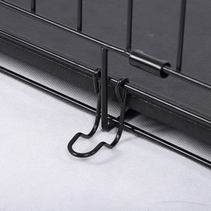 Commercio all'ingrosso In Pendenza del Metallo Pieghevole Cane <span class=keywords><strong>Crate</strong></span> Gabbia Dell'animale Domestico Con Il Vassoio Di Plastica Per Il Trasporto - Product Image 5