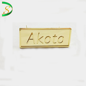 Etichette di targhetta in ottone spazzolato di fascia alta in metallo artigianale con Logo personalizzato