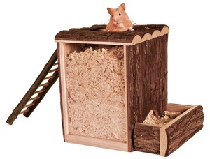<span class=keywords><strong>Tour</strong></span> de jeu naturelle en bois pour rongeurs EUDR / Spielturm Gym Hamster Maze - Product Image 3