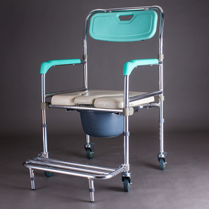 Silla <span class=keywords><strong>de</strong></span> Ducha Plegable <span class=keywords><strong>con</strong></span> <span class=keywords><strong>Ruedas</strong></span> para <span class=keywords><strong>Baño</strong></span> - Product Image 2