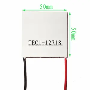 Módulo de peltier termoelétrico TEC1-12718, 50x50mm 12v 18a