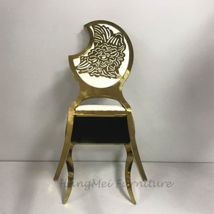 Silla King Profesional Hecha a Mano de Acero Inoxidable - Apilable y Resistente para Bodas, <span class=keywords><strong>Banquetes</strong></span> y Fiestas - Product Image 5