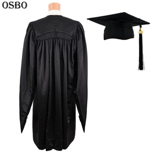 Fábrica <span class=keywords><strong>de</strong></span> venta directa moda maestro adulto graduación <span class=keywords><strong>batas</strong></span>, graduación soltero vestido, vestido académico - Product Image 5