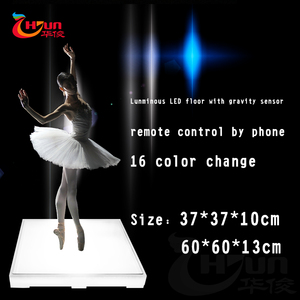 Mode scène éclairage télécommande 16 changement de couleur RVB changeant Lumineux danse LED avec capteur de gravité - Product Image 6