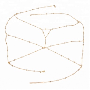 De las mujeres de la moda sujetador sexy cintura esclava de cadena joyería del cuerpo - Product Image 2