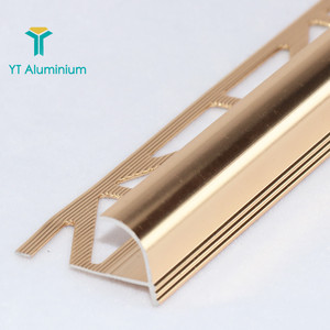 Yutian Tegola In Alluminio End Trim Pezzi di Larghezza Piastrelle Finitura Trim Malesia Quadrante Angolo Bordo Della Parete di Piastrelle Trim Profilo - Product Image 6