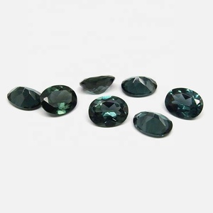 152 # verde Spinel Gemstone Diamante Oval Cut Verde Pedras Espinélio