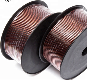 <span class=keywords><strong>OFC</strong></span>/CCA — câble de haut-parleur audio transparent pour voiture, enceinte 12GA 14GA 16GA 18GA, sans fil - Product Image 2