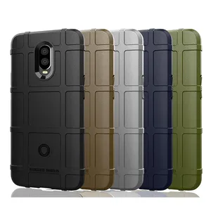 Funda de teléfono móvil para OnePlus 6T, protector cuadrado resistente a prueba de golpes, TPU