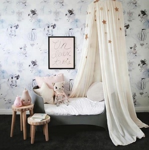 <strong>Baby</strong> Toddler Canopy Kids Room Decorative <strong>Bed</strong> Canopy Kids Cotton - Product Image 2