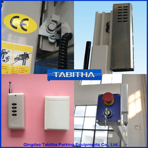 Tabitha TTPP607, élévateur de stationnement automobile à deux poteaux en acier, hydraulique automatique, certifié CE, capacité de charge de 2300 kg, système de stationnement 5 ans - Product Image 5