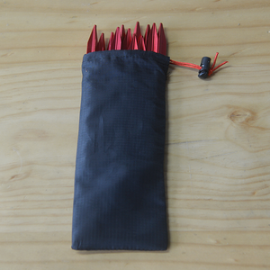 Sac de rangement portable pour piquets de <span class=keywords><strong>tente</strong></span> et cordes de <span class=keywords><strong>tente</strong></span> avec sac en nylon et polyester - Product Image 2