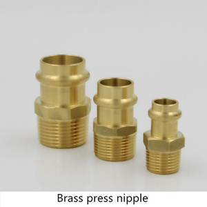 Conexiones de Tubería de Latón Deslizantes para Presión de Aire, Accesorios de Tubería de Cobre para Gas - Product Image 2